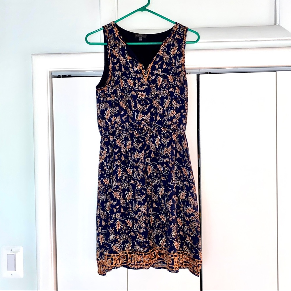 Business casual paisley dress